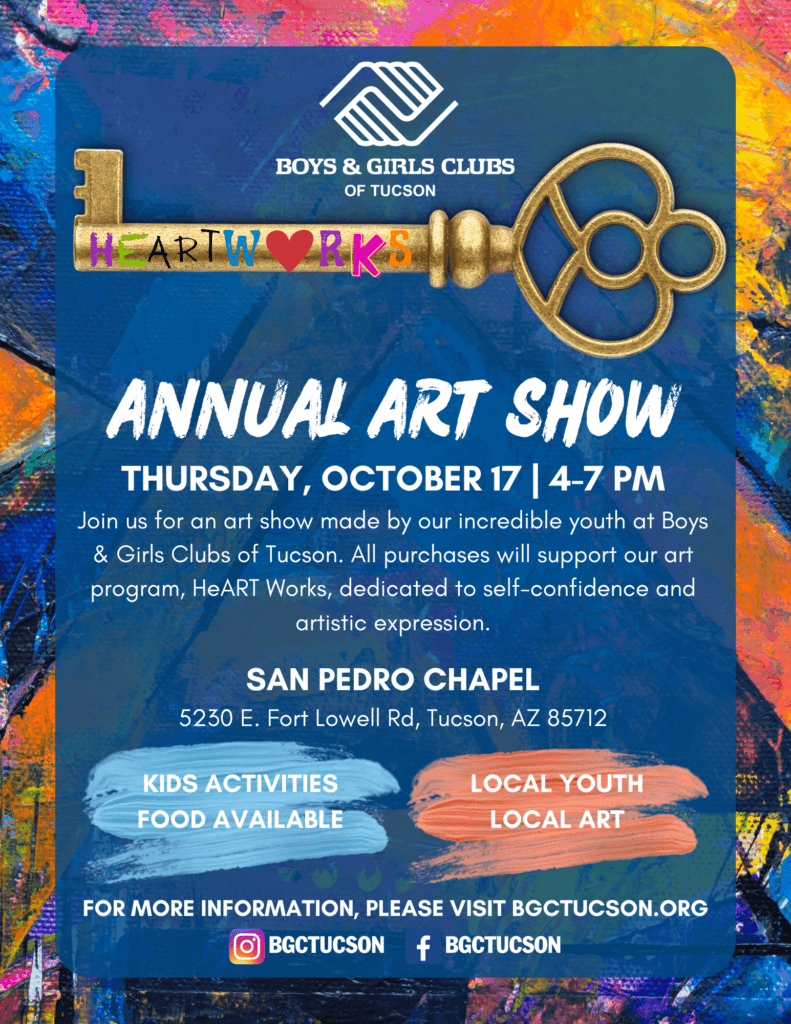 HeART Works Flyer – Boys & Girls Clubs
